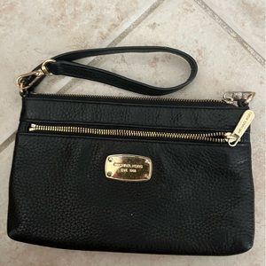 MK Black Wristlet